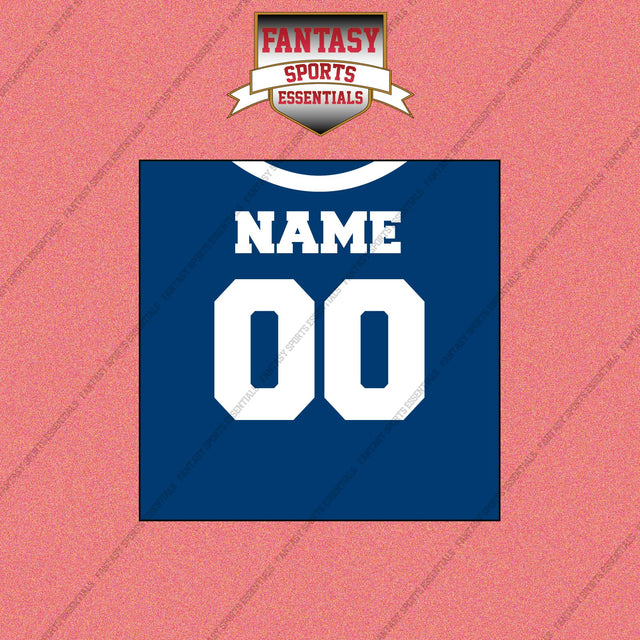 2000s Indianapolis Colts Personalized Home Jersey Wall Art Prints