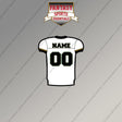 2000s Jacksonville Jaguars Personalized Away Jersey Magnets