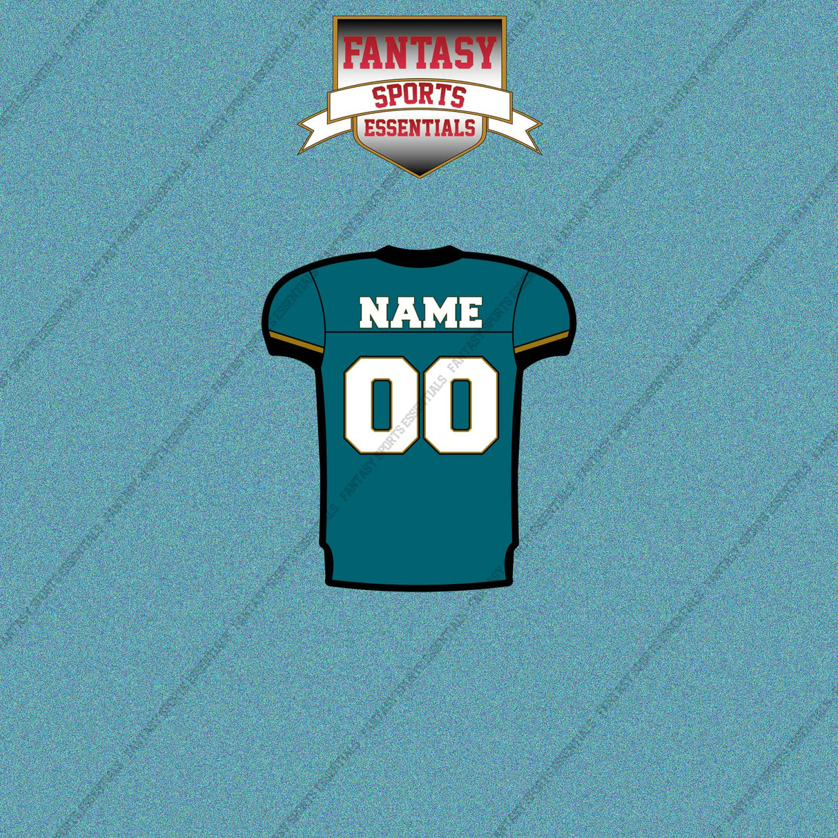 2000s Jacksonville Jaguars Personalized Home Jersey Car Decals