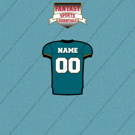 2000s Jacksonville Jaguars Personalized Home Jersey Car Decals