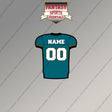 2000s Jacksonville Jaguars Personalized Home Jersey Magnets