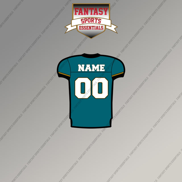 2000s Jacksonville Jaguars Personalized Home Jersey Magnets