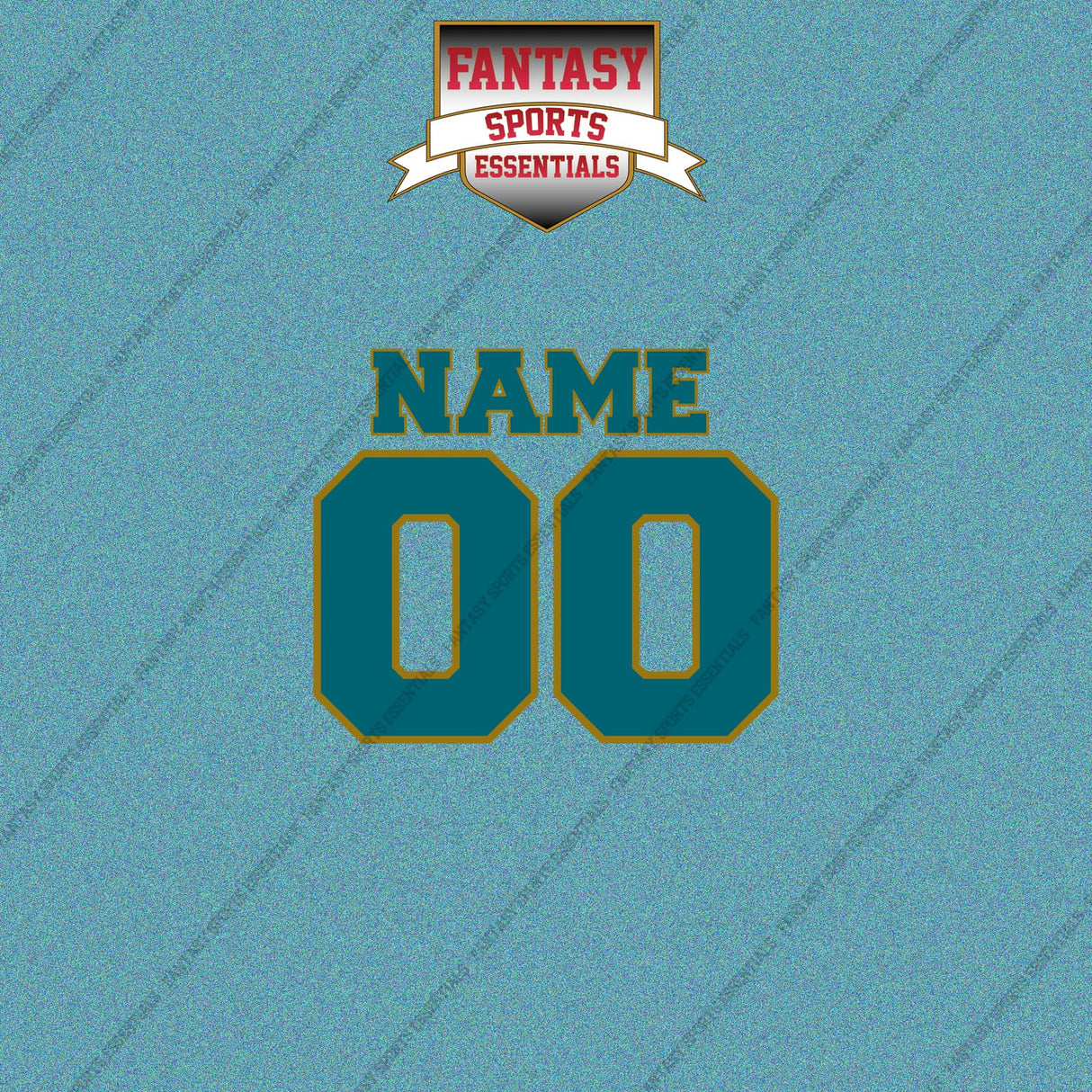 2000s Jacksonville Jaguars Personalized Name and Number Car Decals