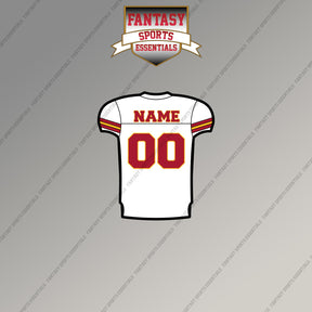 2000s Kansas City Chiefs Personalized Away Jersey Magnets