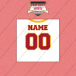 2000s Kansas City Chiefs Personalized Away Jersey Wall Art Prints