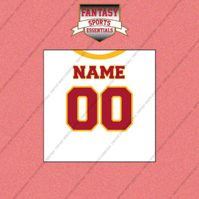 2000s Kansas City Chiefs Personalized Away Jersey Wall Art Prints