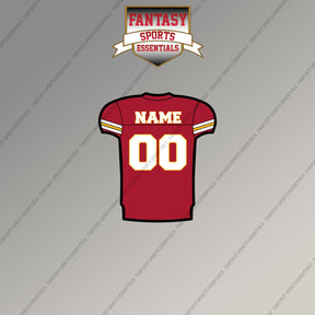 2000s Kansas City Chiefs Personalized Home Jersey Magnets