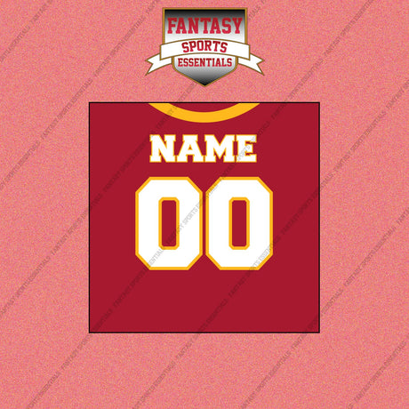 2000s Kansas City Chiefs Personalized Home Jersey Wall Art Prints