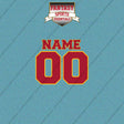 2000s Kansas City Chiefs Personalized Name and Number Car Decals