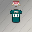 2000s Miami Dolphins Personalized Home Jersey Magnets