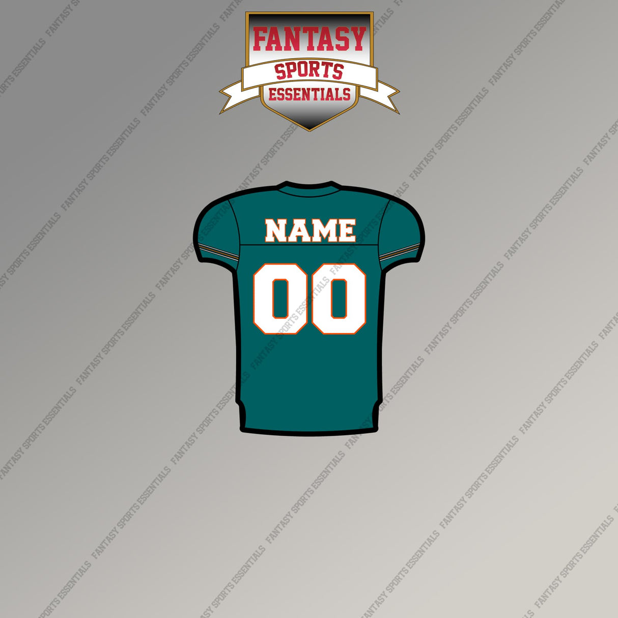 2000s Miami Dolphins Personalized Home Jersey Magnets