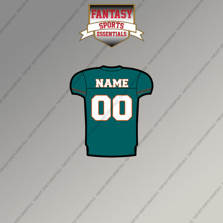 2000s Miami Dolphins Personalized Home Jersey Magnets