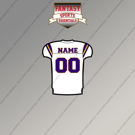 2000s Minnesota Vikings Personalized Away Jersey Magnets