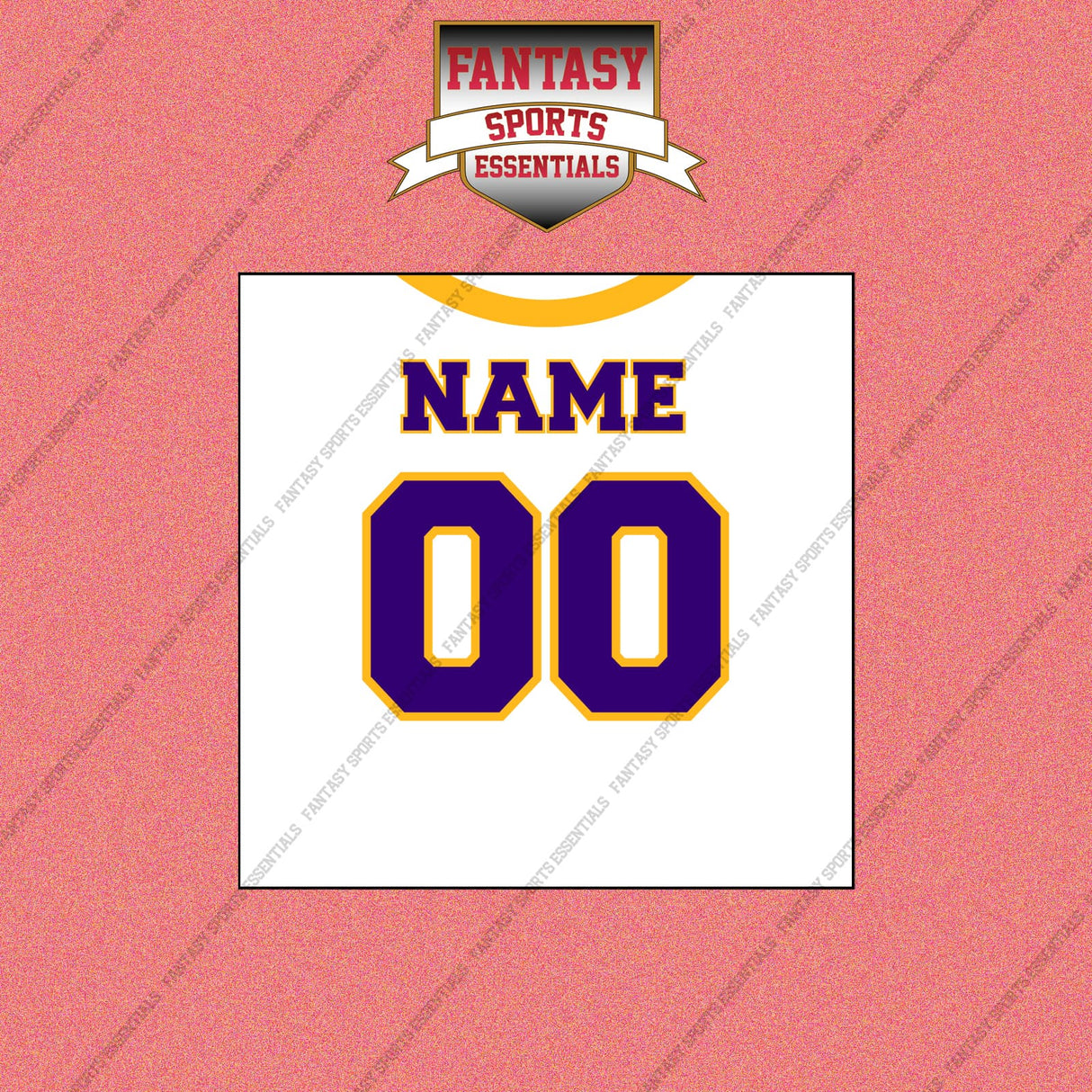 2000s Minnesota Vikings Personalized Away Jersey Wall Art Prints