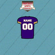 2000s Minnesota Vikings Personalized Home Jersey Car Decals