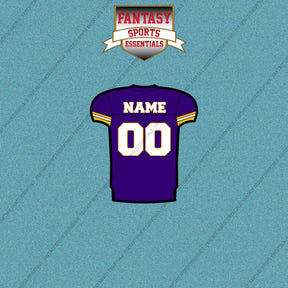 2000s Minnesota Vikings Personalized Home Jersey Car Decals