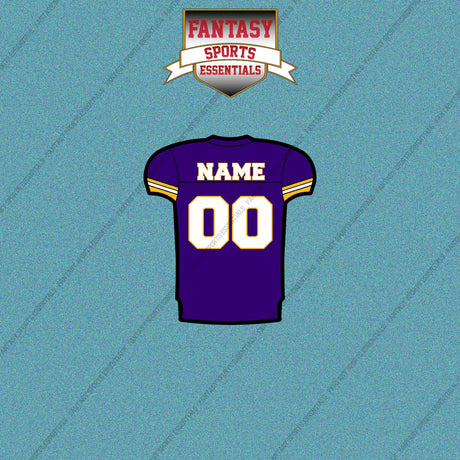 2000s Minnesota Vikings Personalized Home Jersey Car Decals