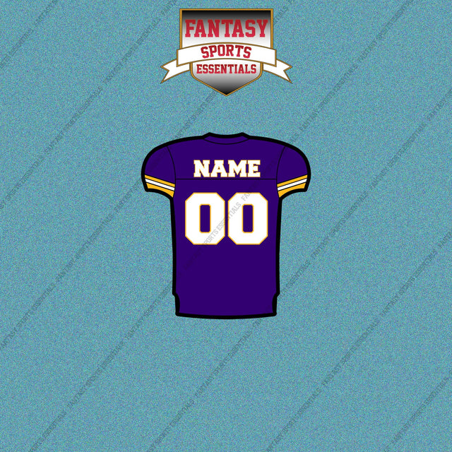 2000s Minnesota Vikings Personalized Home Jersey Car Decals