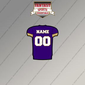 2000s Minnesota Vikings Personalized Home Jersey Magnets