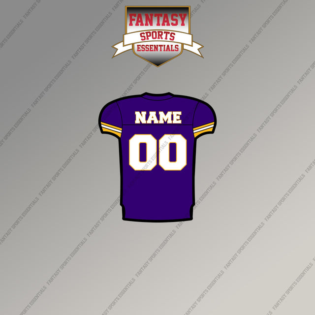 2000s Minnesota Vikings Personalized Home Jersey Magnets