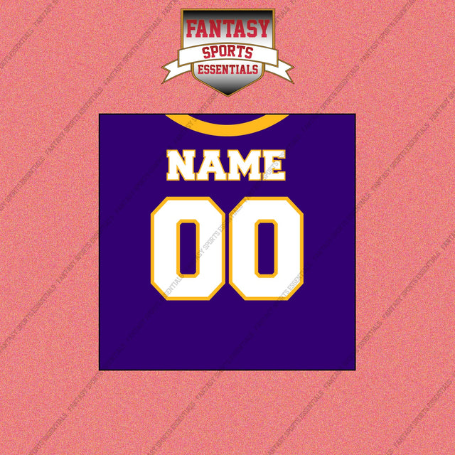 2000s Minnesota Vikings Personalized Home Jersey Wall Art Prints