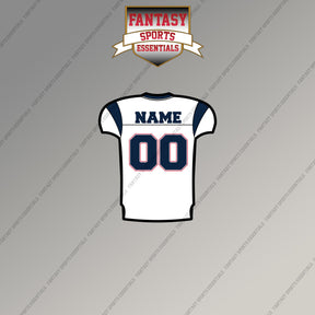 2000s New England Patriots Personalized Away Jersey Magnets