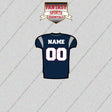 2000s New England Patriots Personalized Home Jersey Glossy Stickers