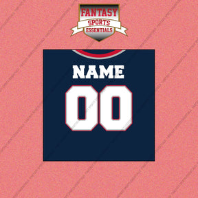 2000s New England Patriots Personalized Home Jersey Wall Art Prints
