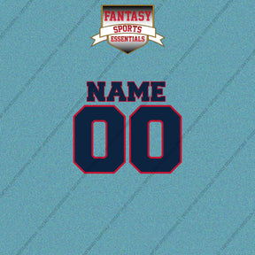 2000s New England Patriots Personalized Name and Number Car Decals