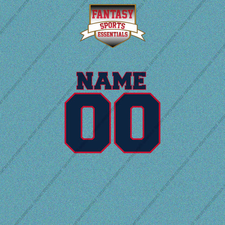 2000s New England Patriots Personalized Name and Number Car Decals