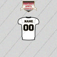 2000s New Orleans Saints Personalized Away Jersey Glossy Stickers