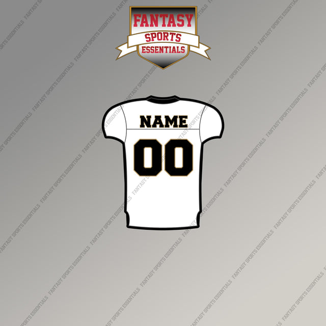 2000s New Orleans Saints Personalized Away Jersey Magnets