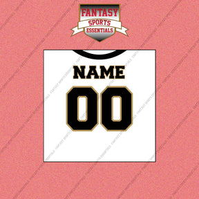 2000s New Orleans Saints Personalized Away Jersey Wall Art Prints