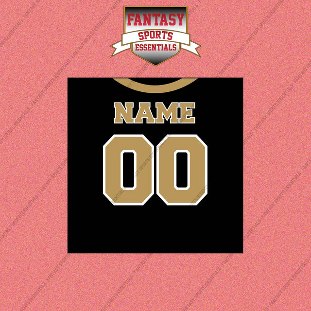 2000s New Orleans Saints Personalized Home Jersey Wall Art Prints