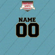 2000s New Orleans Saints Personalized Name and Number Car Decals