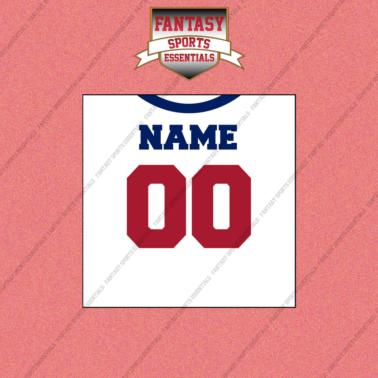 2000s New York Giants Personalized Away Jersey Wall Art Prints