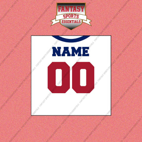 2000s New York Giants Personalized Away Jersey Wall Art Prints