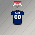 2000s New York Giants Personalized Home Jersey Magnets