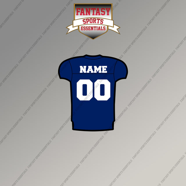 2000s New York Giants Personalized Home Jersey Magnets