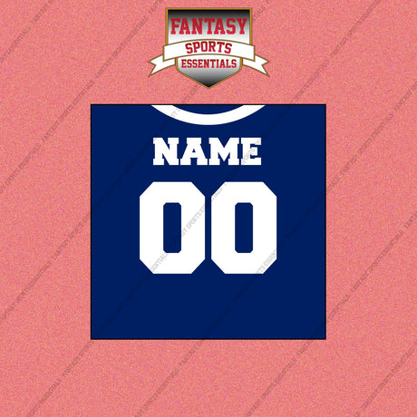 2000s New York Giants Personalized Home Jersey Wall Art Prints