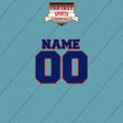 2000s New York Giants Personalized Name and Number Car Decals
