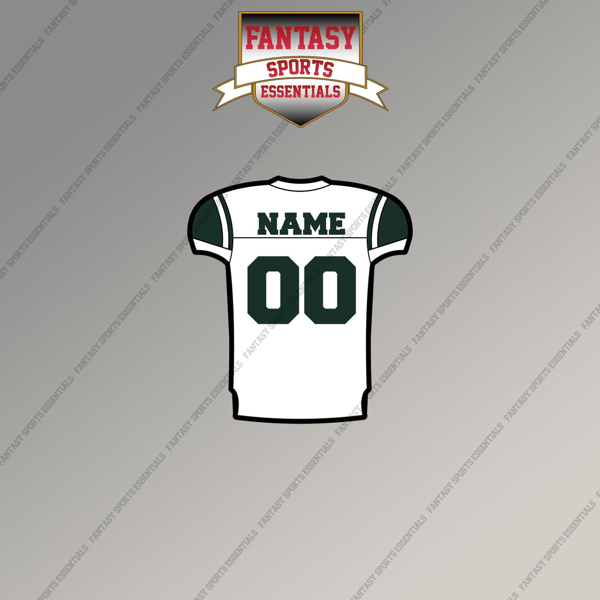 2000s New York Jets Personalized Away Jersey Magnets