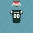 2000s New York Jets Personalized Home Jersey Car Decals