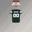 2000s New York Jets Personalized Home Jersey Magnets