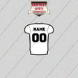 2000s Oakland Raiders Personalized Away Jersey Glossy Stickers