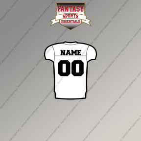 2000s Oakland Raiders Personalized Away Jersey Magnets