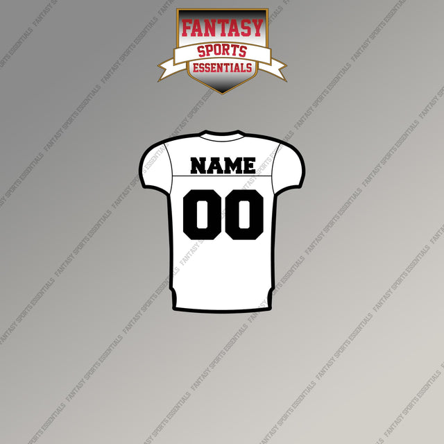 2000s Oakland Raiders Personalized Away Jersey Magnets