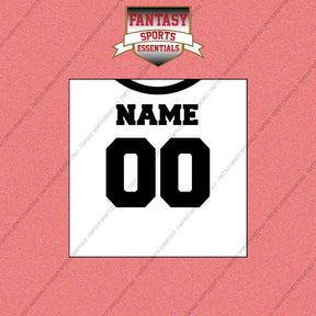 2000s Oakland Raiders Personalized Away Jersey Wall Art Prints