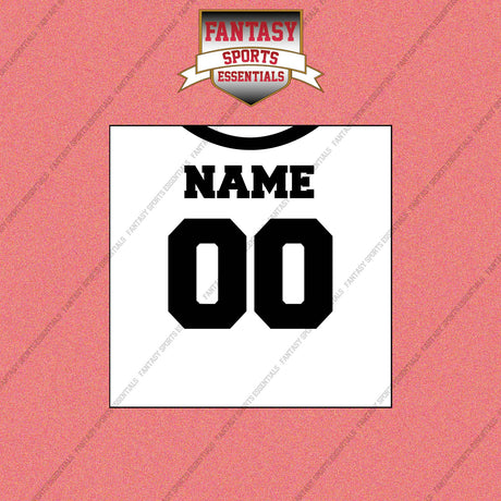 2000s Oakland Raiders Personalized Away Jersey Wall Art Prints