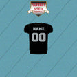 2000s Oakland Raiders Personalized Home Jersey Car Decals